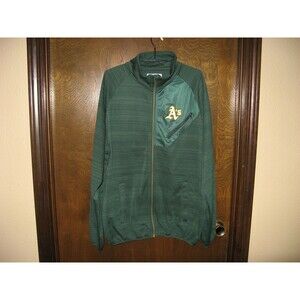 Mens G3 Sports By Carl Banks Oakland Athletis A's Genuine MLB Zippered Jacket XL